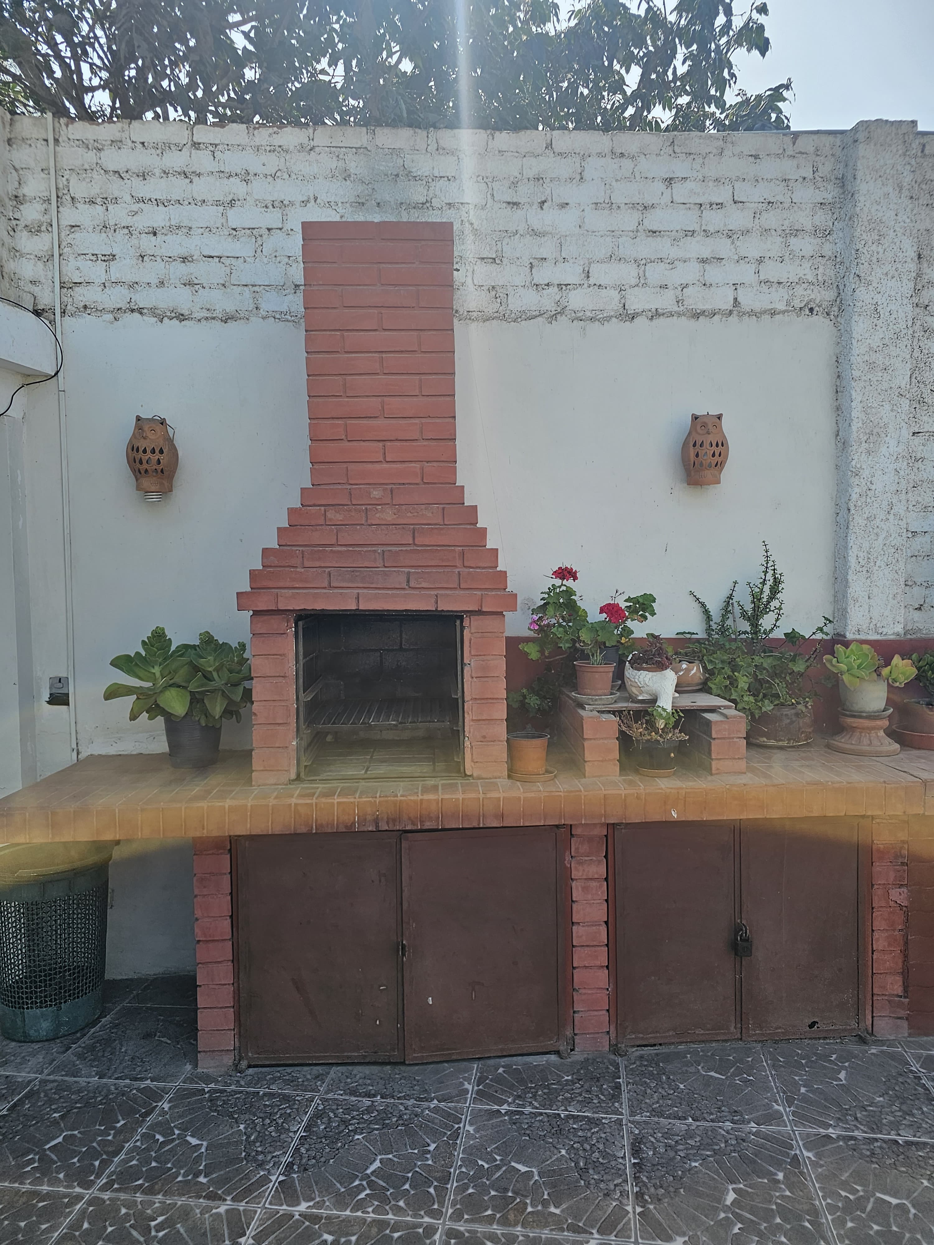Zona de parrilla para familiares
